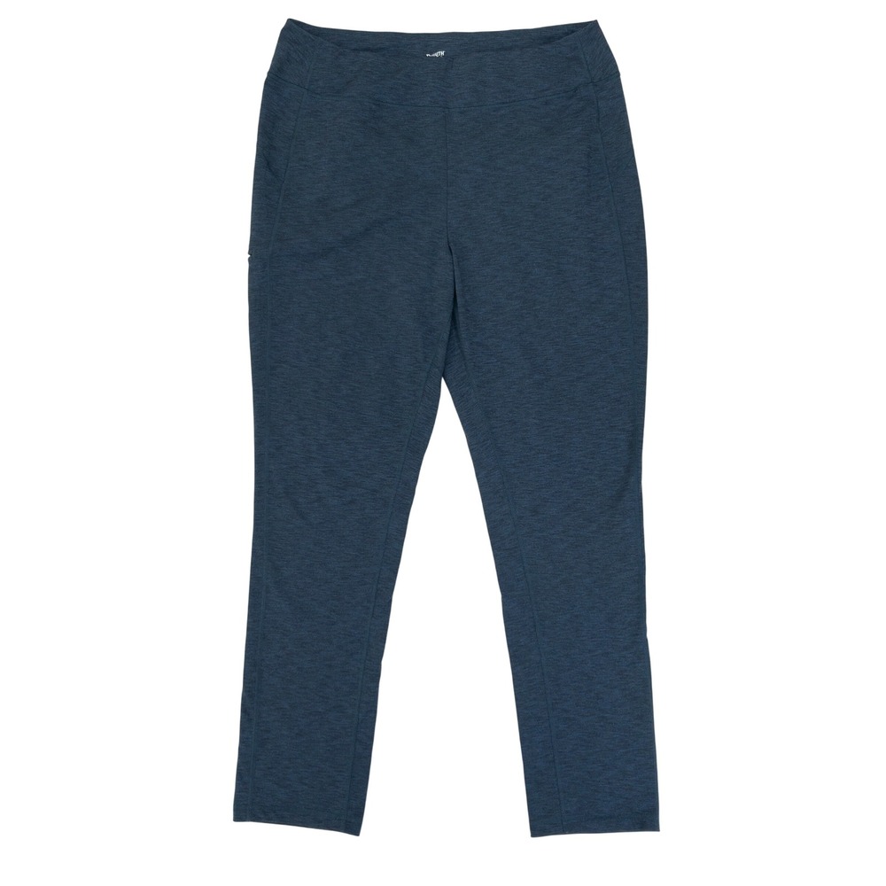 Duluth‎ Trading Co Leggings Womens XL Blue Heathered Stretch High Rise Pants